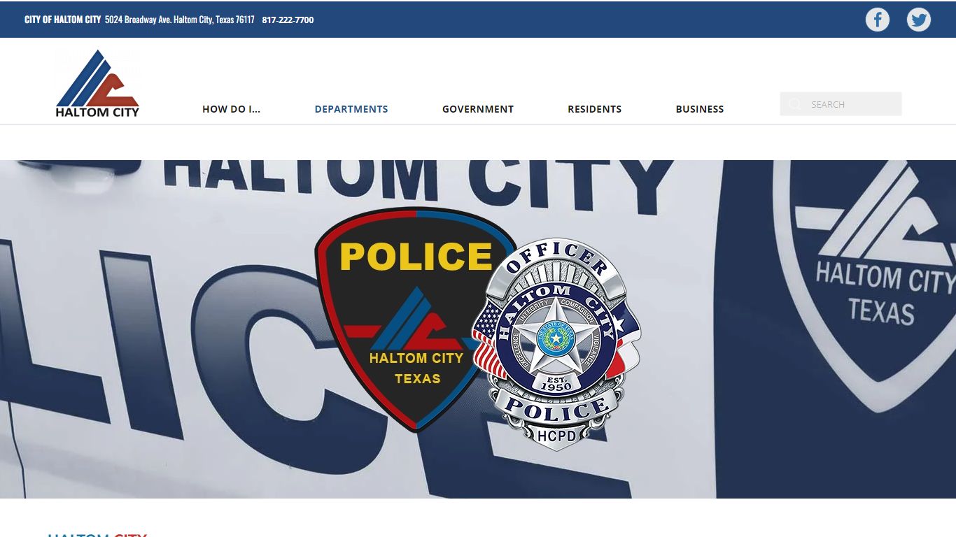 Haltom City, Texas | Official Website - Haltom City Police Department